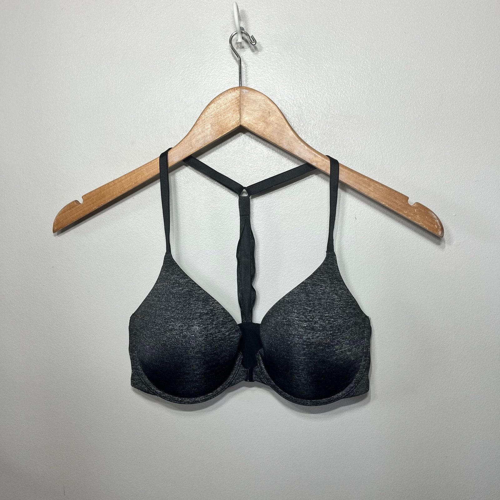 Soma Bra Black Geo Lace Stunning Support Full Coverage Comfort Underwire 34d